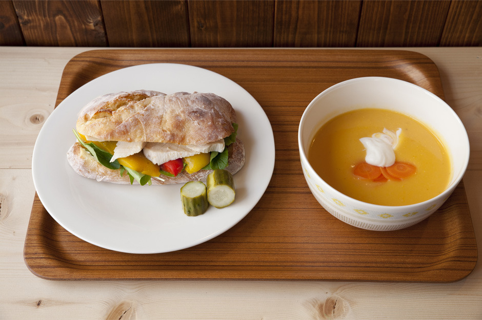 영화속에서 나온 빵과 스프