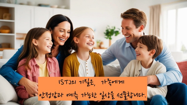 ISTJ의 기질은 가족에게 안정감과 예측 가능한 일상을 선물합니다에 관한 사진