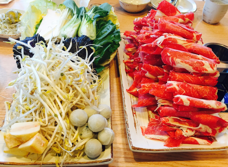 샤브 플란트 논현점 샤브재료 이미지