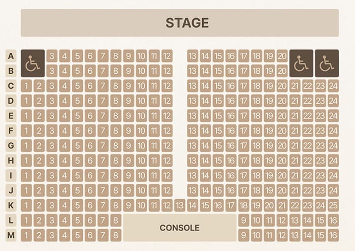 김용준 콘서트 좌석 배치도