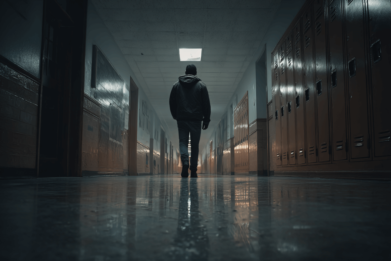 긴-복도를-걷는-남자의-뒷-모습