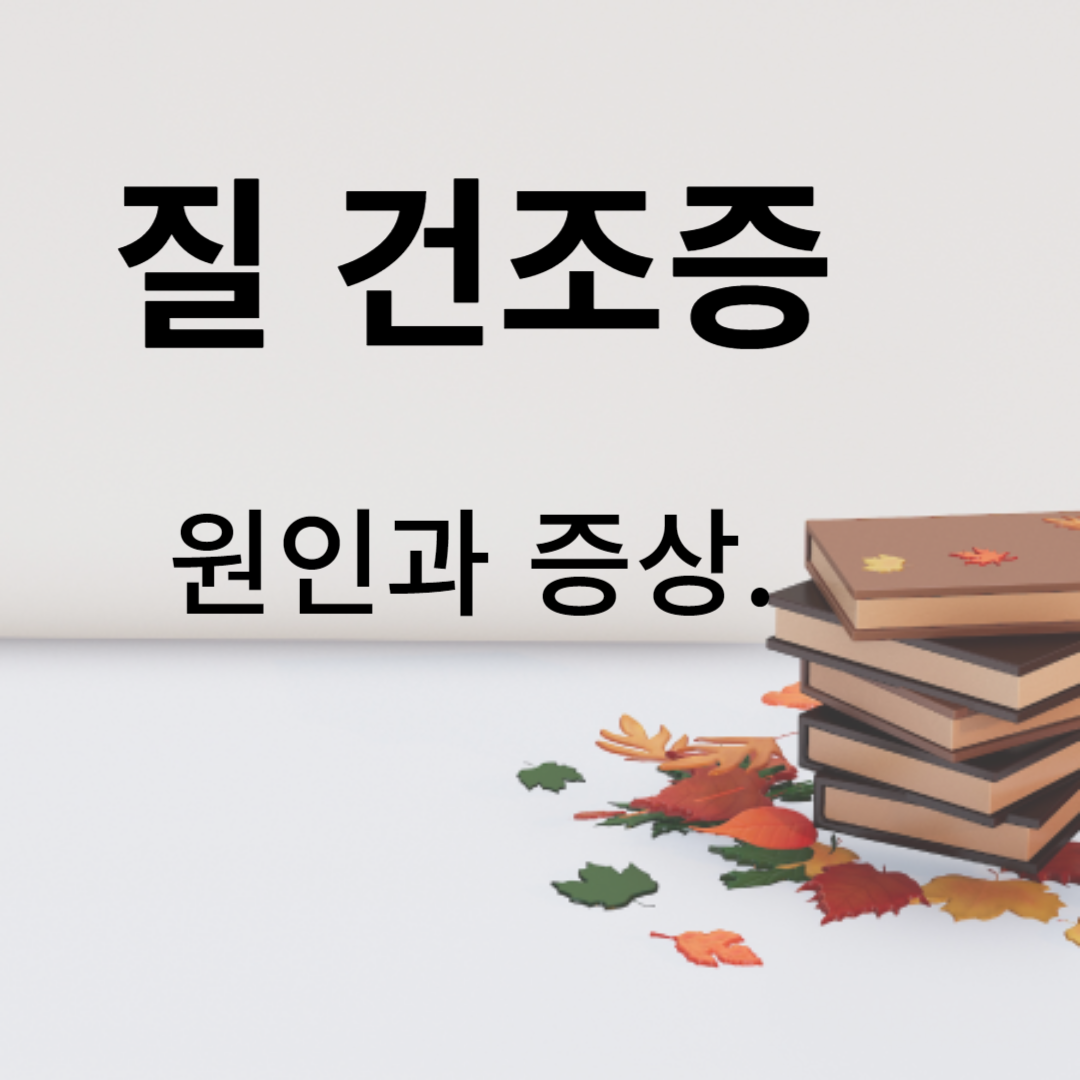 질건조증의 이해 : 원인과 증상 공개