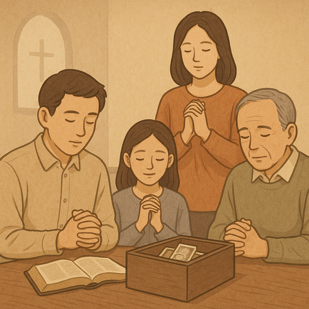 구역예배 헌금 기도