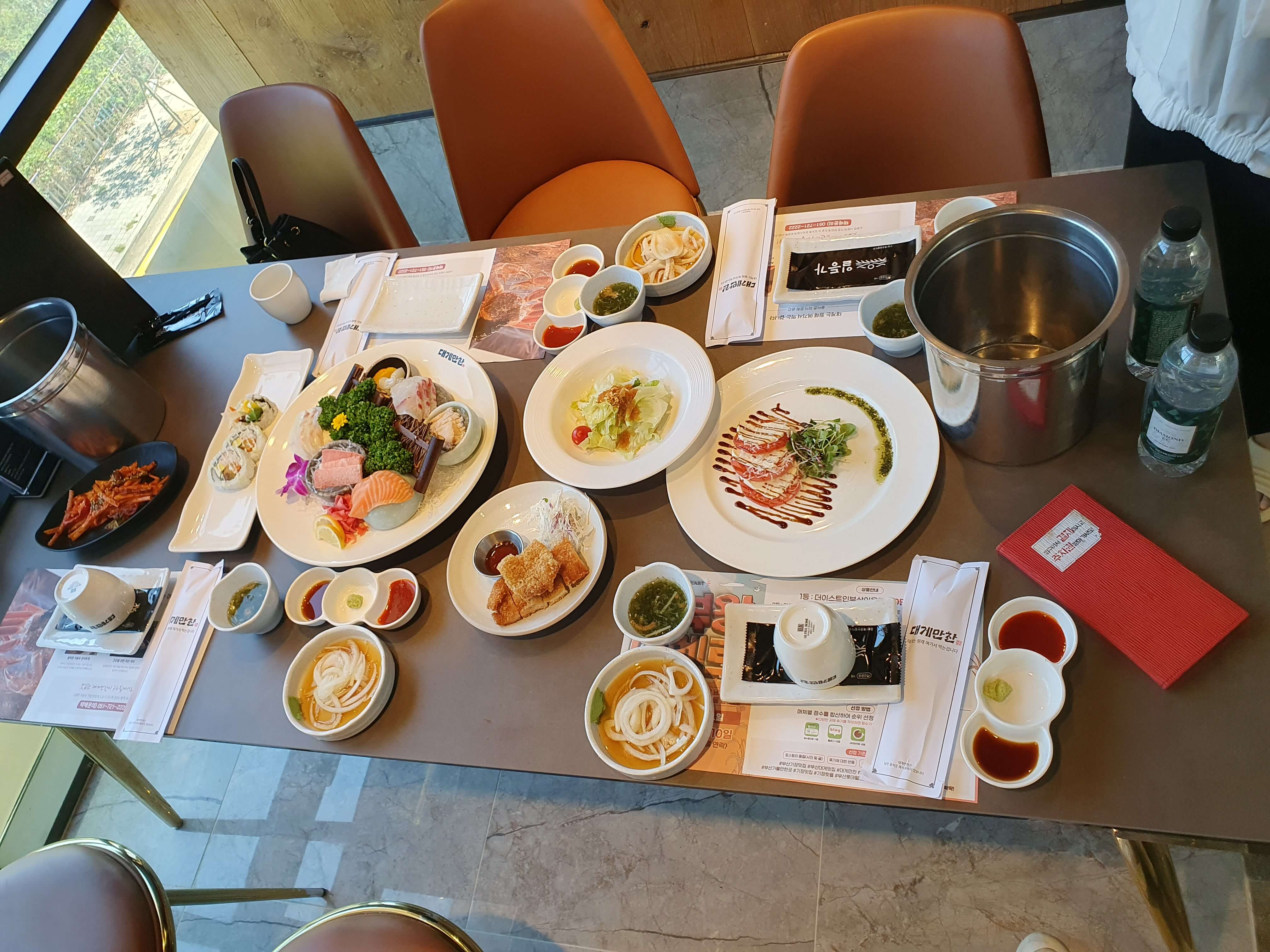 대게만찬 기본 상차림