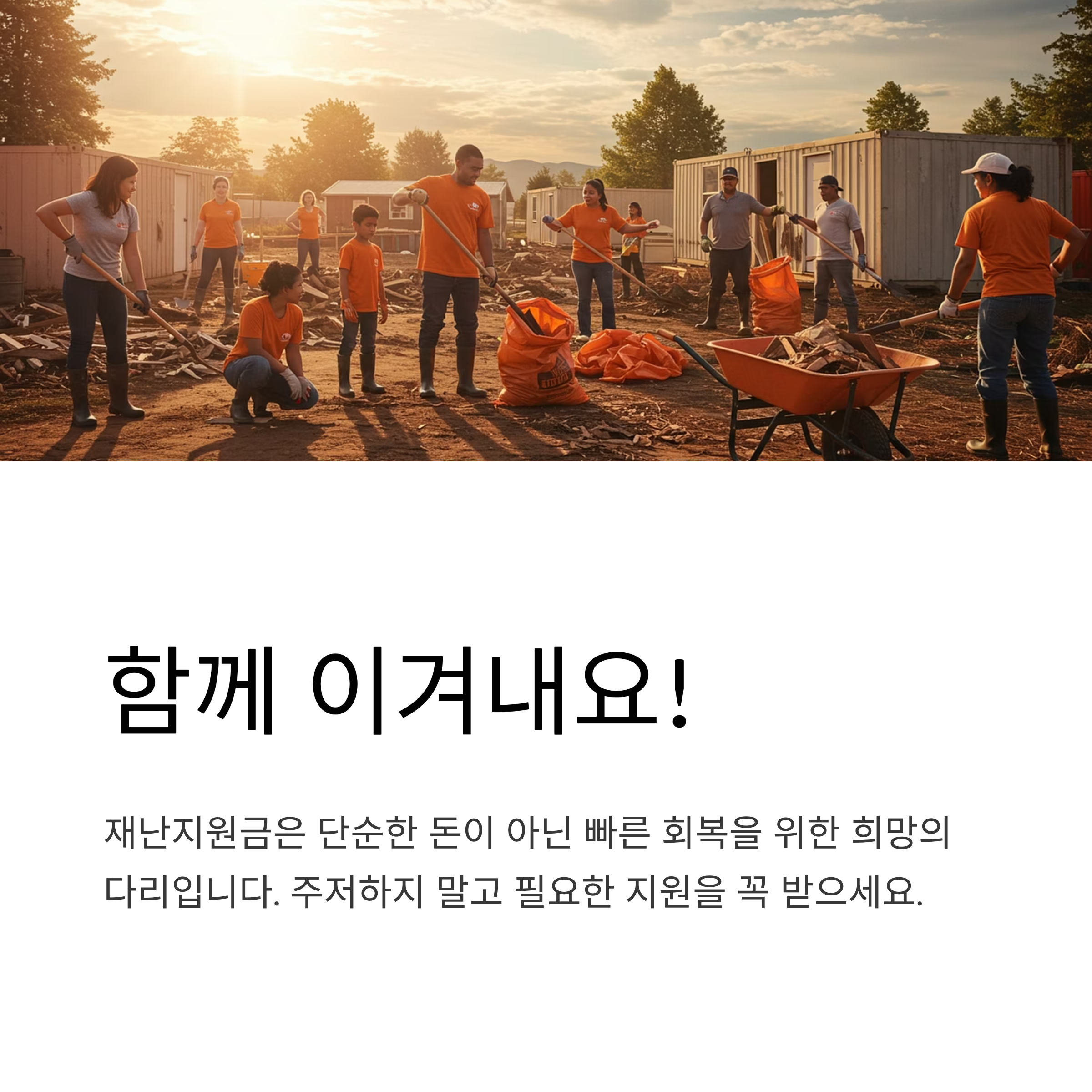 2025 재난지원금 수해