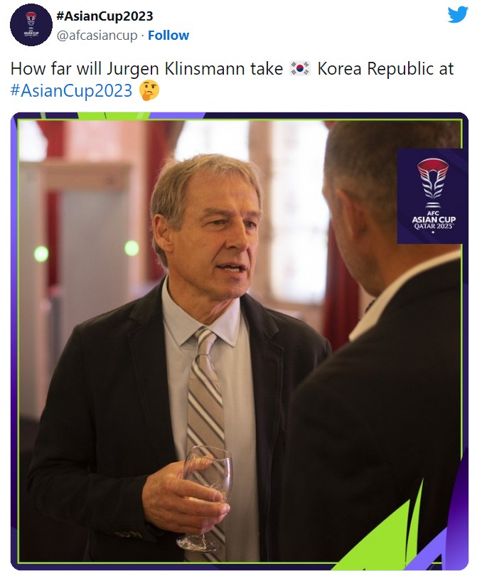 아시안컵-트위터-사진-클리스만