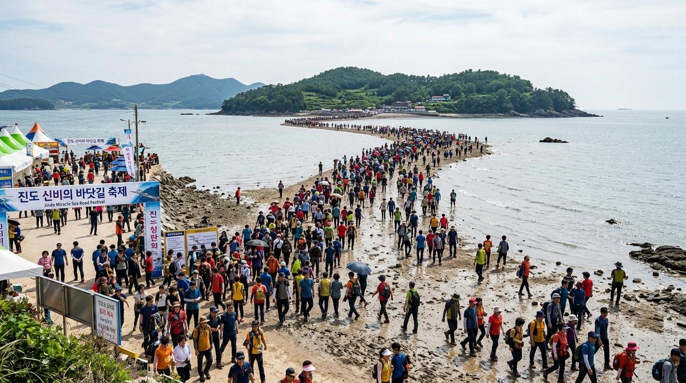 진도 신비의 바닷길