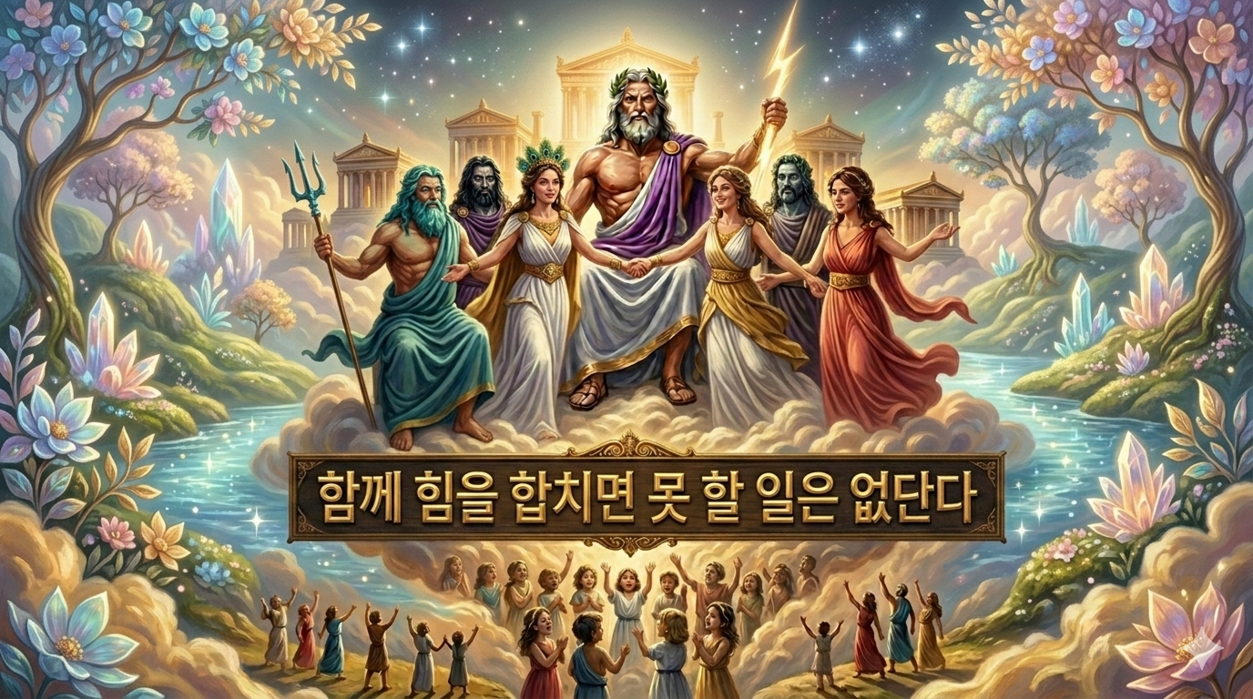 그리스로마신화 노래 제우스 크로노스 포세이돈 하데스 헤라