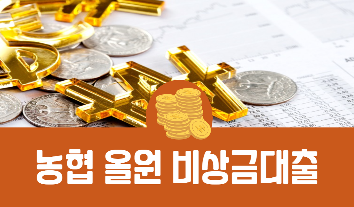 농협 올원 비상금대출