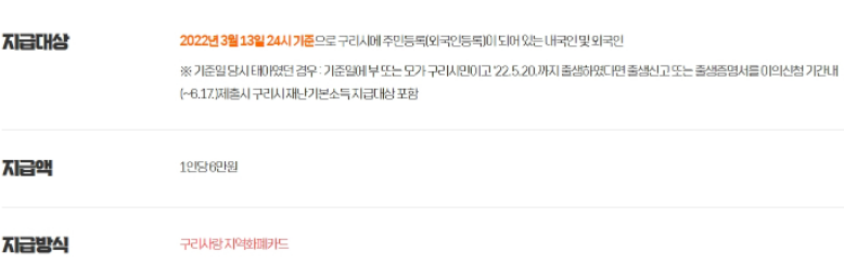 구리시재난지원금