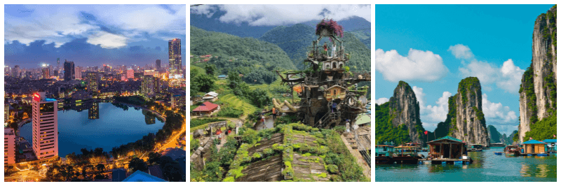 하노이, 깟깟마을, 하롱베이 사진