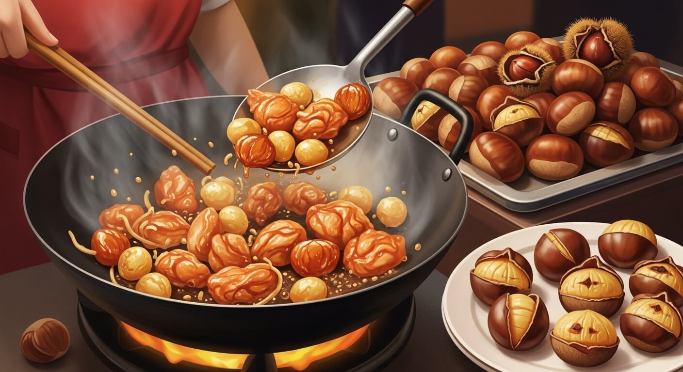 중국의 밤 - 요리 중심의 활용과 탄탄한 조직감