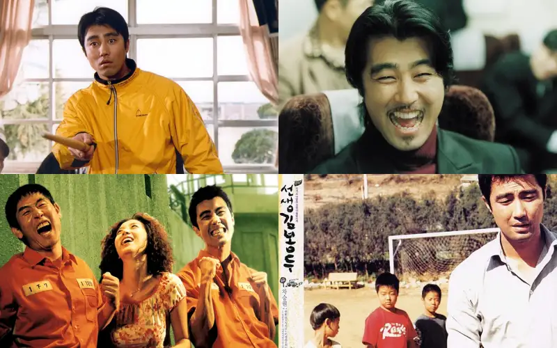 차승원이 출연한 신라의 달밤, 라이터를 켜라, 광복절 특사, 선생 김봉두