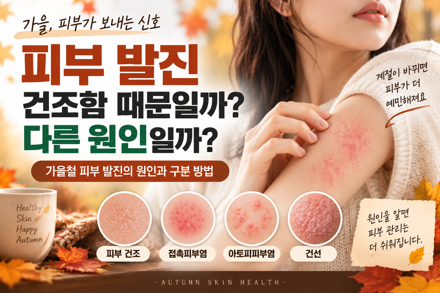피부 발진 건조함 때문일까