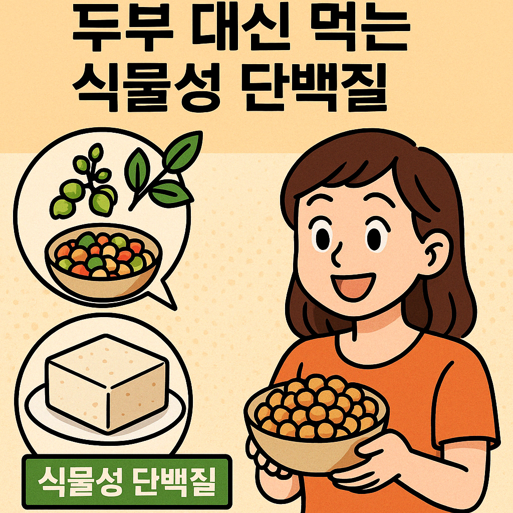 병아리콩, 두부 대신 먹는 식물성 단백질