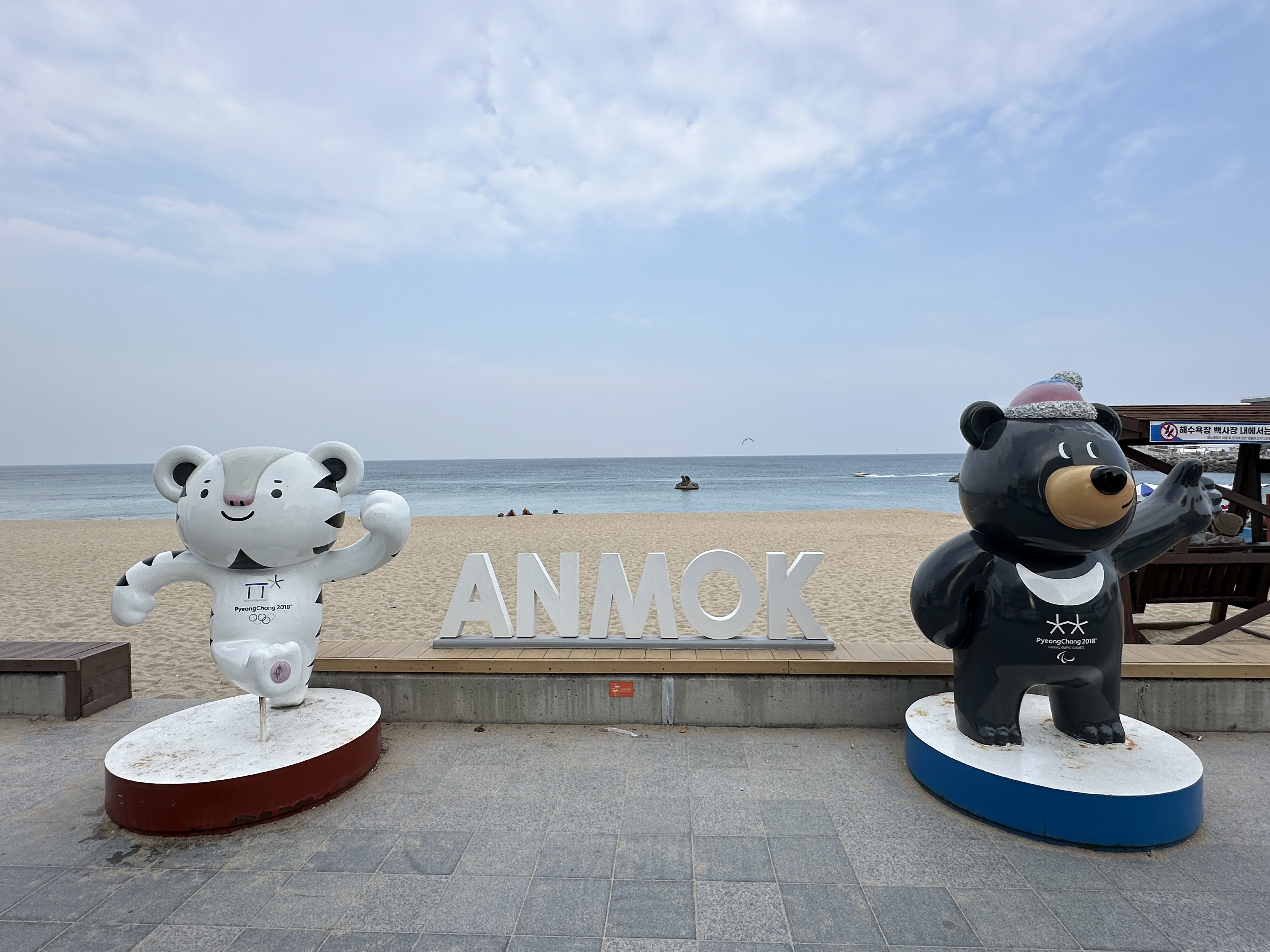 안목해변