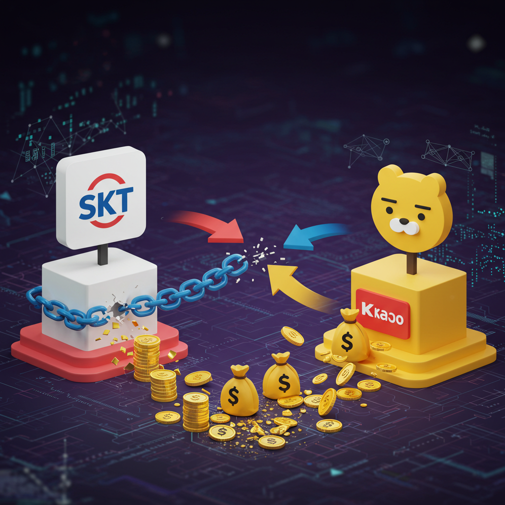 카카오 지분 매작 관련 사진