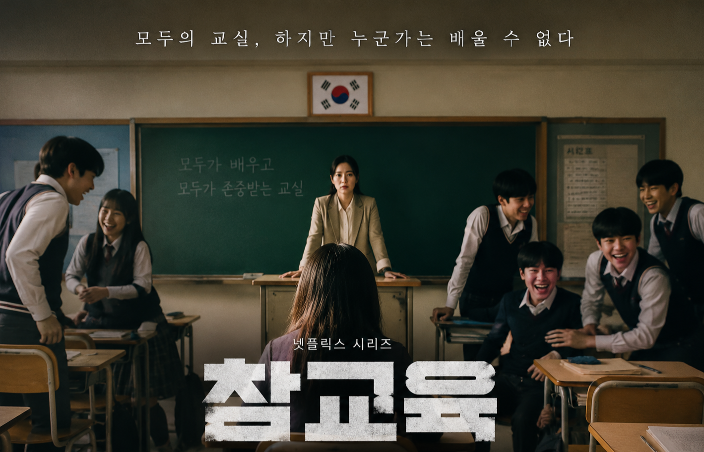 수업시간 떠드는 아이들, 참교육이 필요합니다.