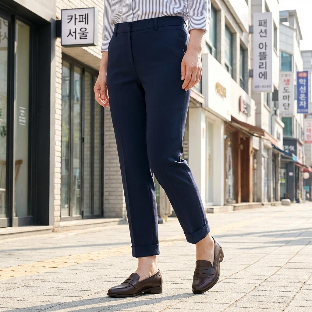 무릎 편한 아치 보정 수제화 매칭