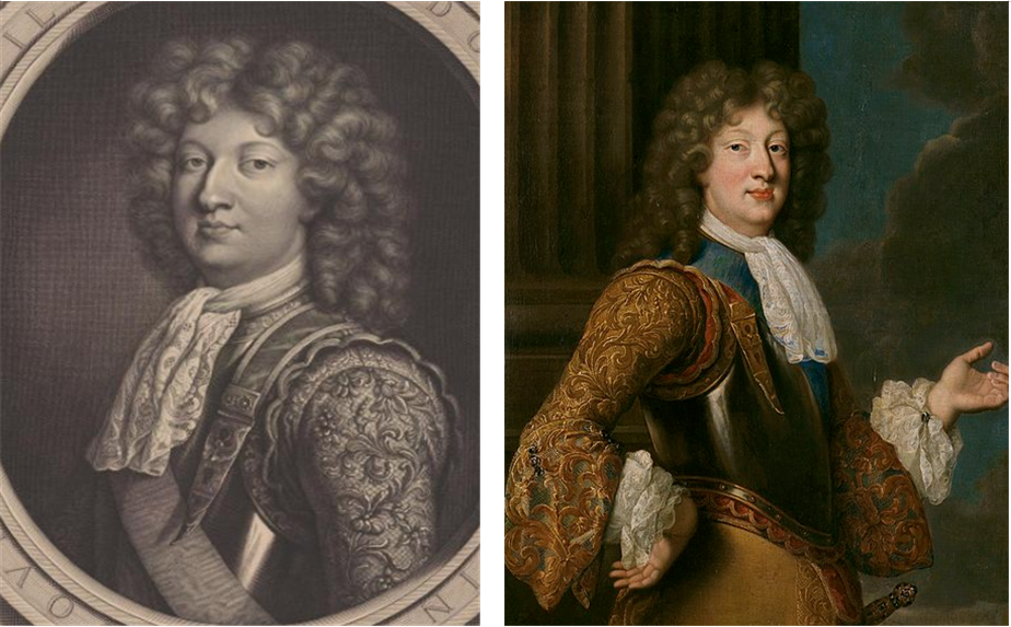 루이14세와 그랑도팽의 초상화