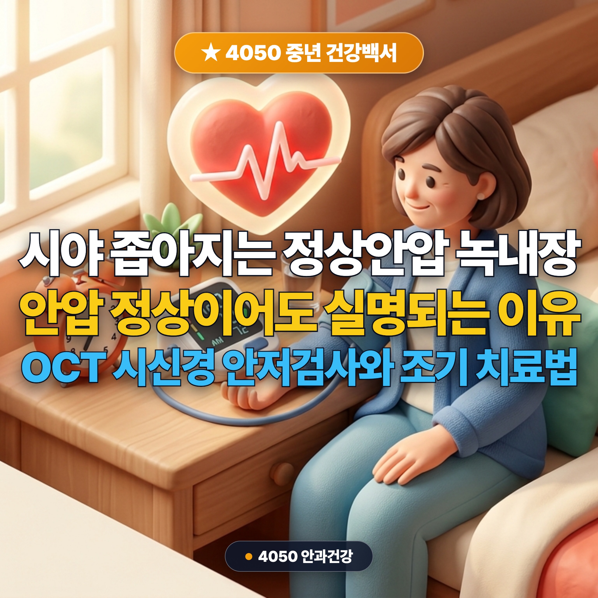시야 좁아지는 정상안압 녹내장: 안압 정상이어도 실명 막는 법 대표 썸네일