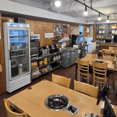 고기 반 햄 반 김치찌개&amp;김치찜 수유본점 셀프코너