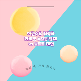 야간수유 최적화 라비킷 수유등 탑재 vs 보르르 대안