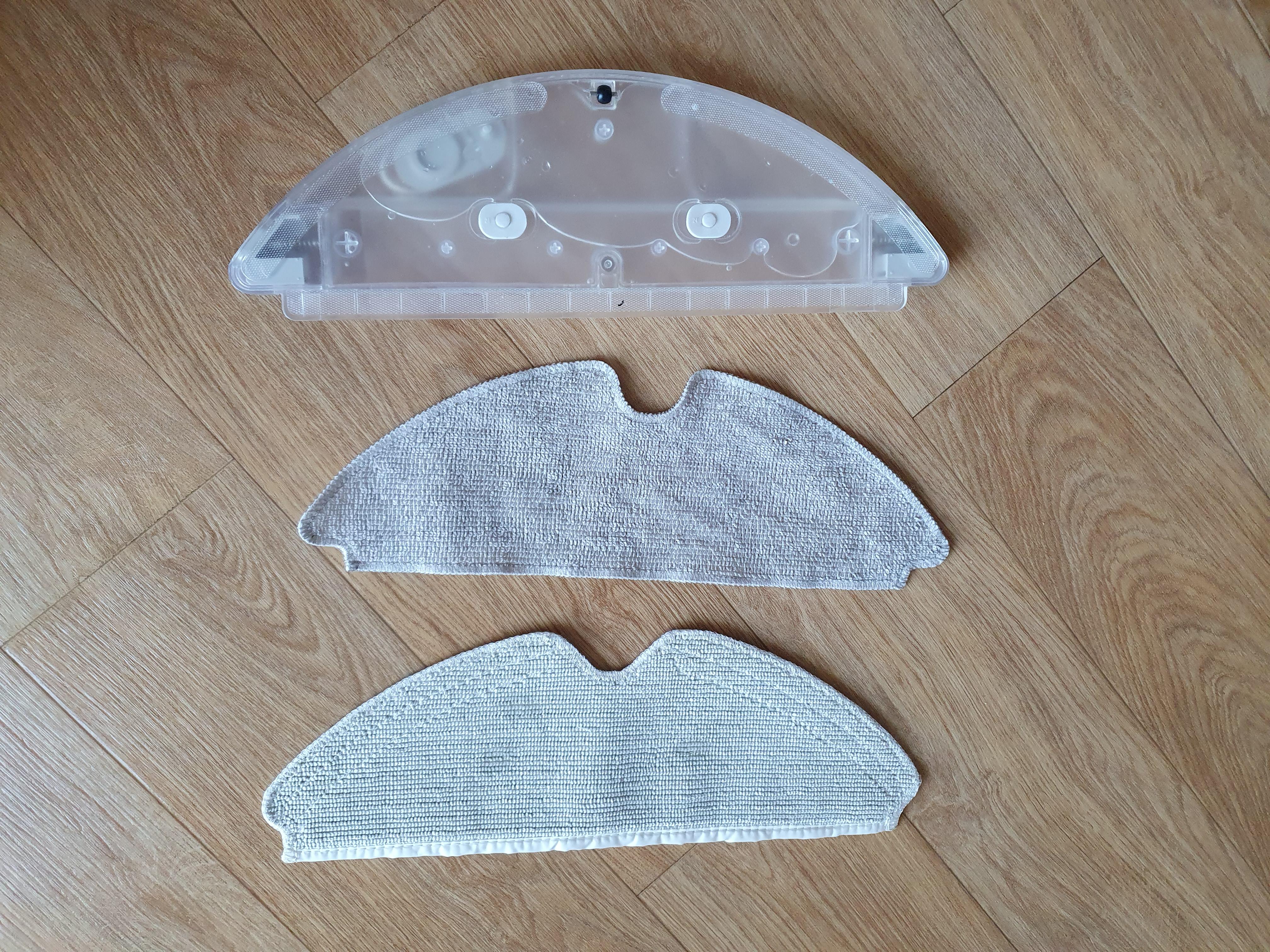 레노버 로봇청소기 T1S PRO 호환용 물걸레맨아래, 중간은 정품 물걸레