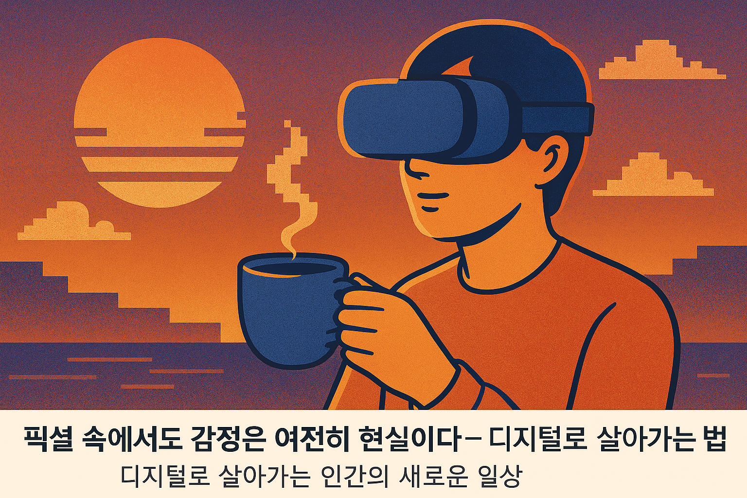픽셀 속에서도 감정은 여전히 현실이다 &ndash; 디지털로 살아가는 인간의 새로운 일상