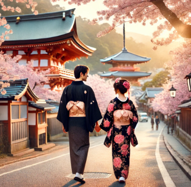 일본 신혼여행 사진