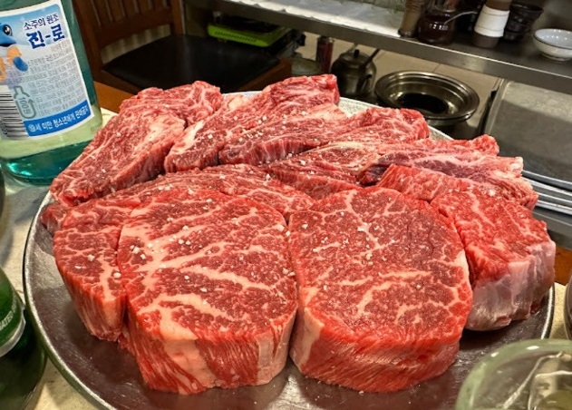 육사시미-간받이-안창살-한우-원강
