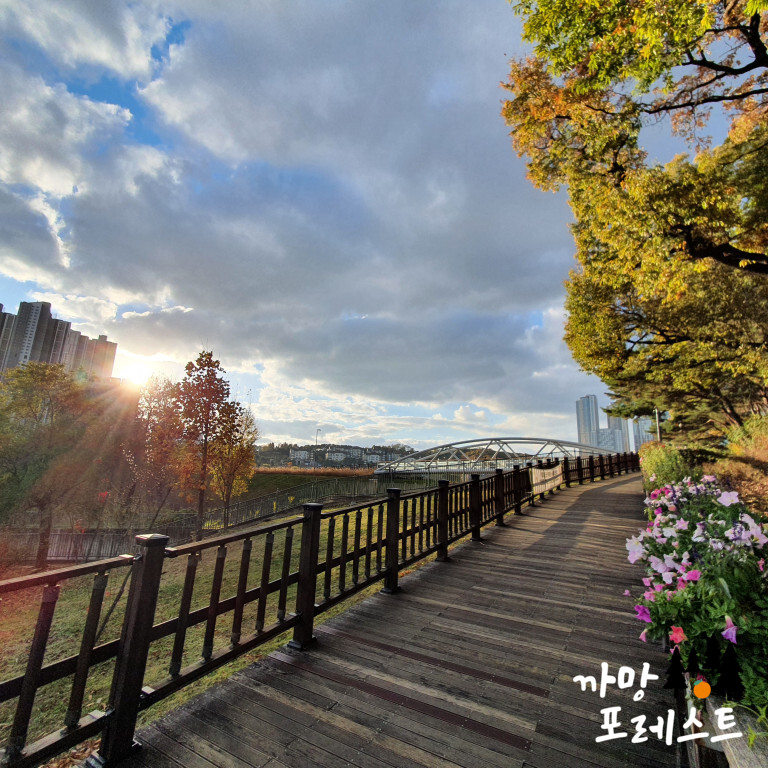 광교호수공원 산책로