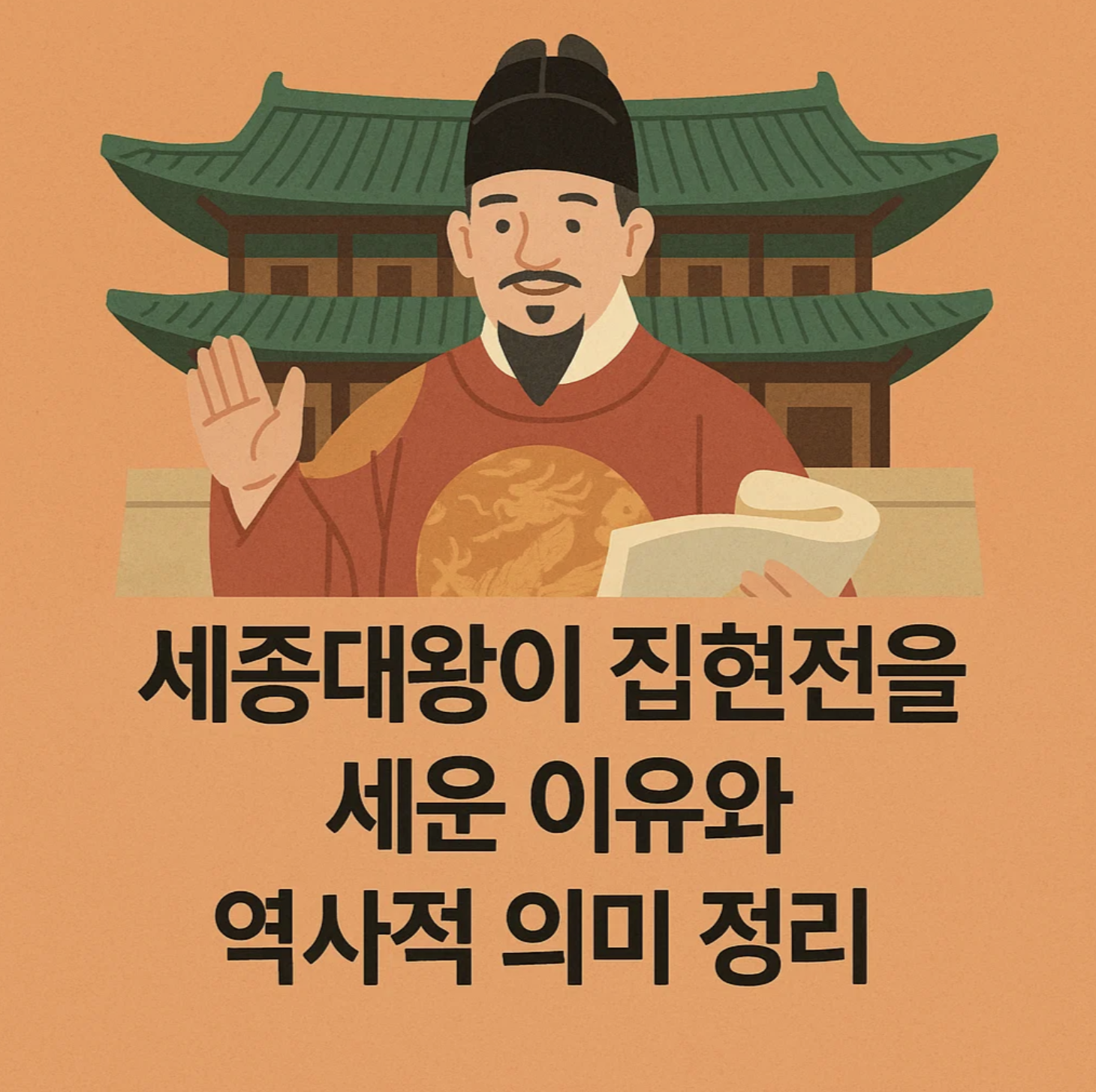 세종대왕이 집현전을 세운 이유와 역사적 의미 정리
