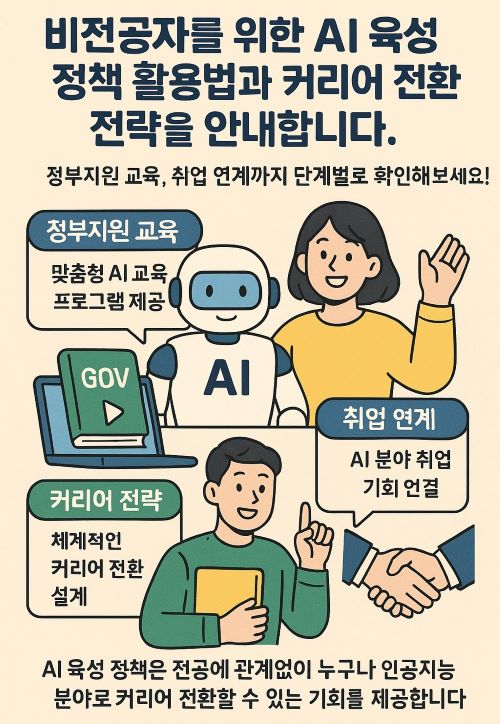 비전공자도 AI 육성 정책 활용한 커리어 전환 성공 전략