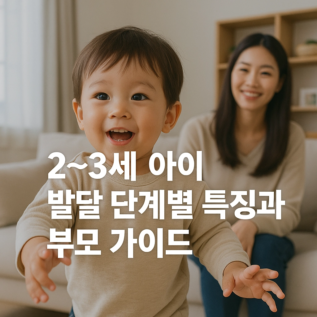 2~3세 아이 발달 단계별 특징과 부모 가이드