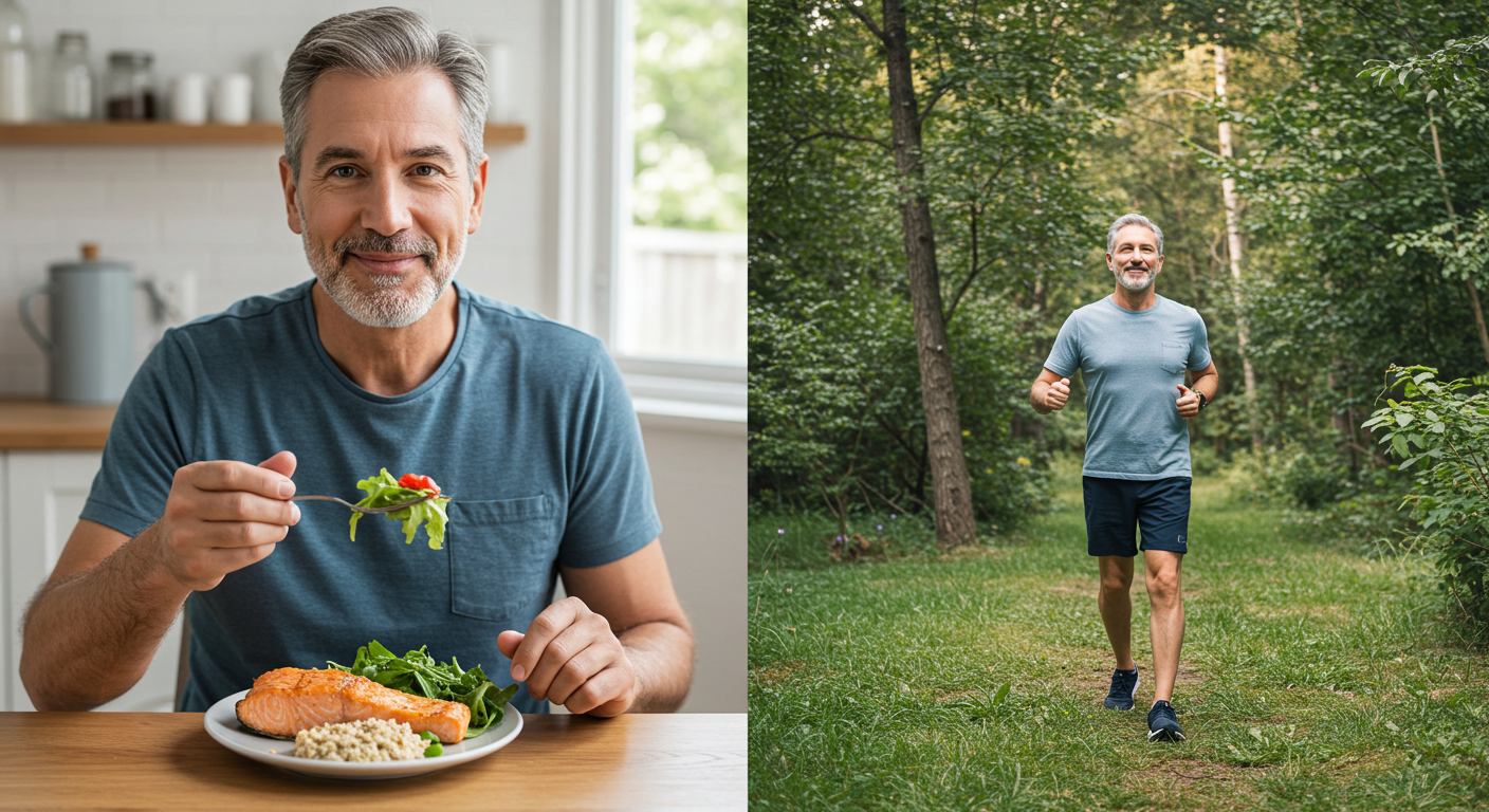 중년층 식단 운동