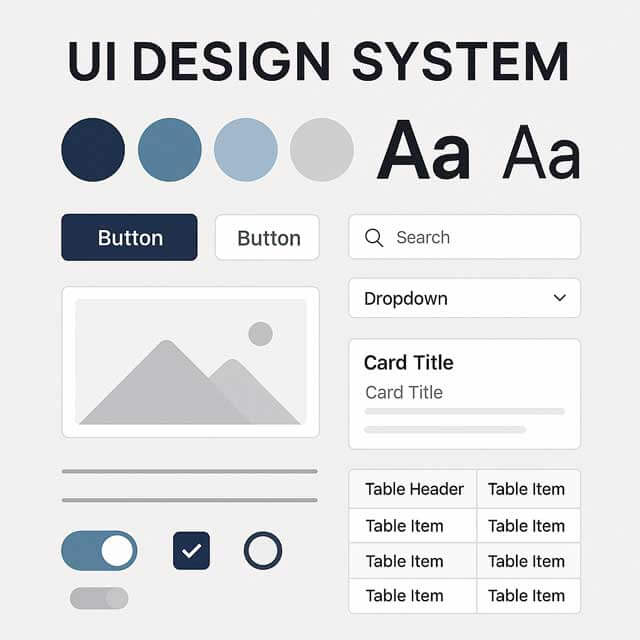 UI 디자인 시스템 예제