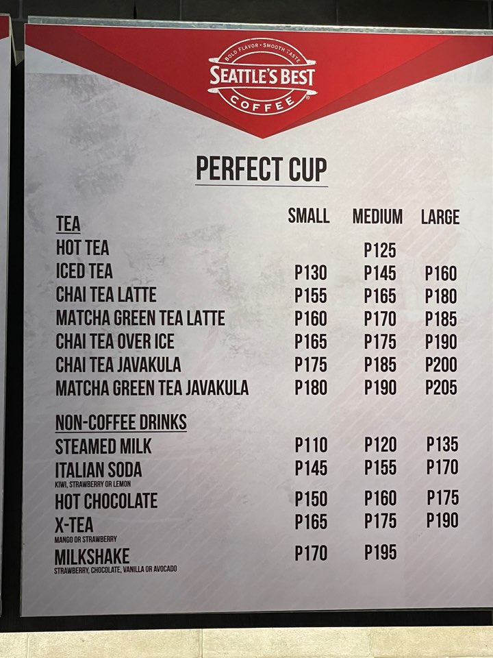 세부-아얄라몰-카페-메뉴