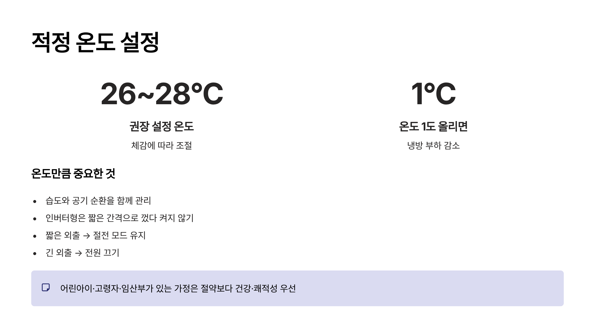 에어컨 전기료 절약방법