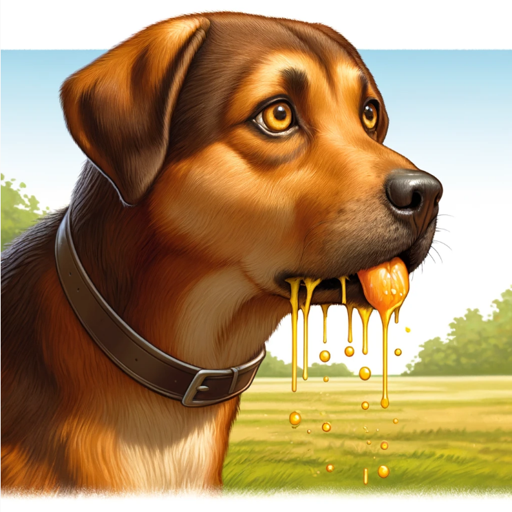 강아지 노란색 거품토 거품침 이유 대처 방법