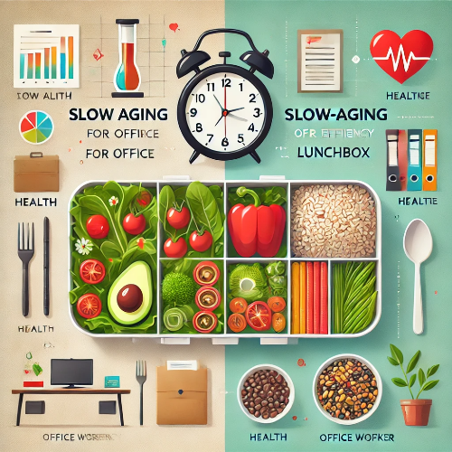 샐러드 vs 곡물 도시락 (저속노화, 직장인, 효율비교)관련 사진