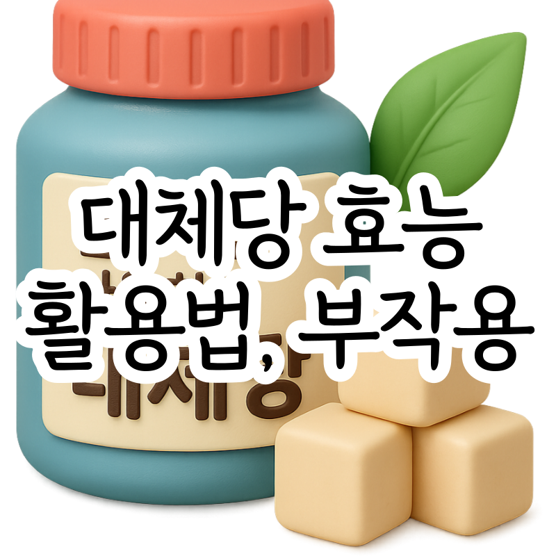 대체장 종류 대체당 효능 부작용