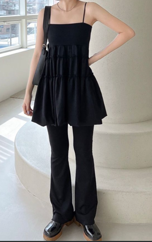 팬츠와 레이어드