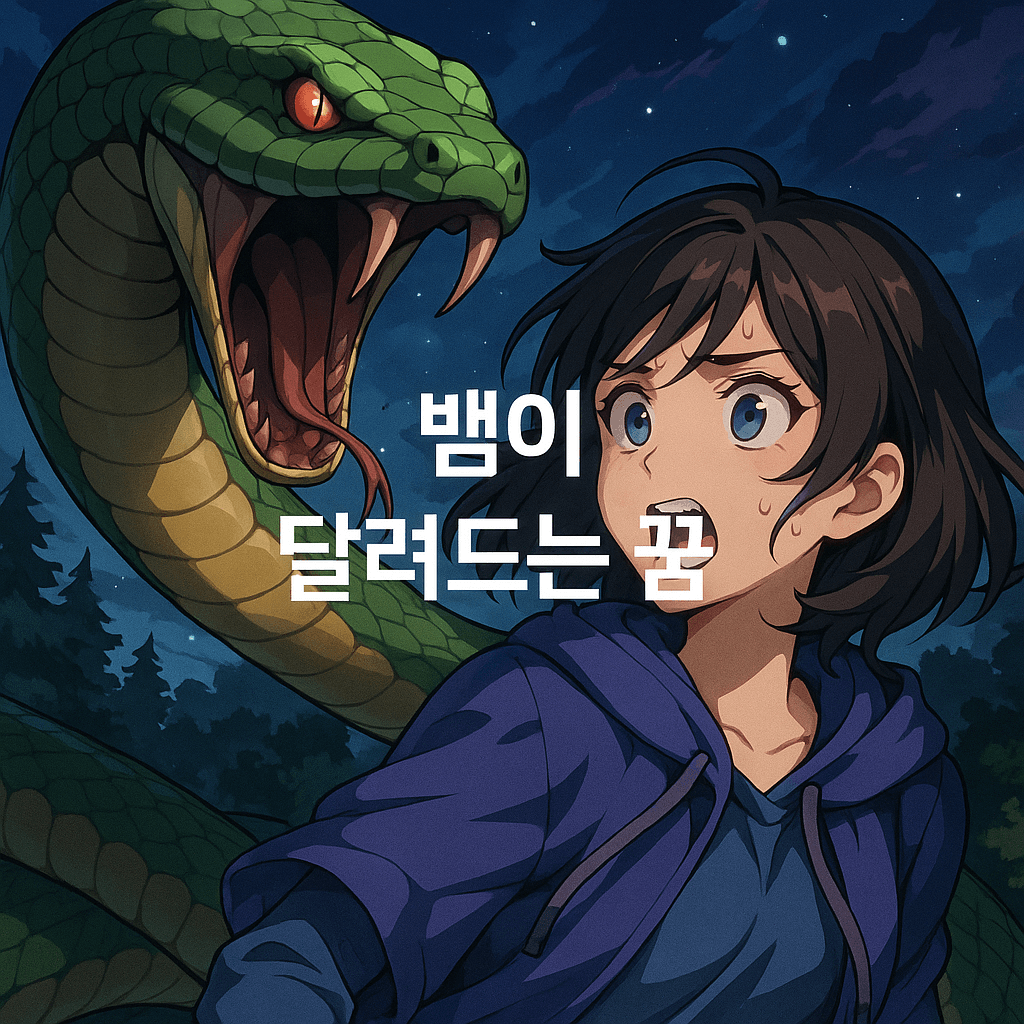 뱀이 달려드는 꿈