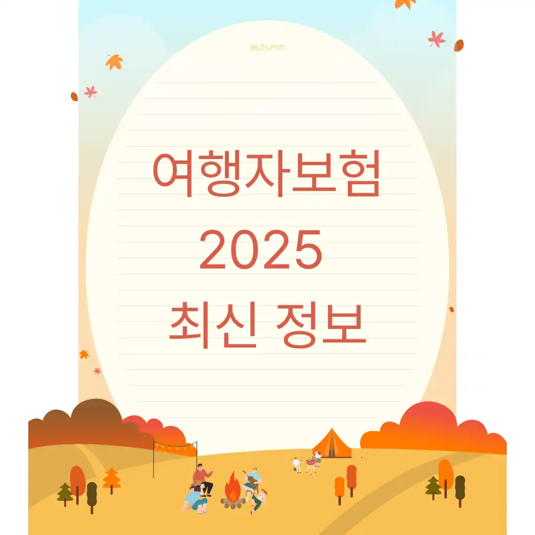 여행자보험 2025 가이드: 보장·한도·청구 한 번에 정리한 인포그래픽 썸네일