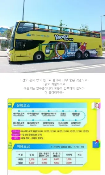 여수 시티투어버스 2025 운영시간 가격표 시간표_27