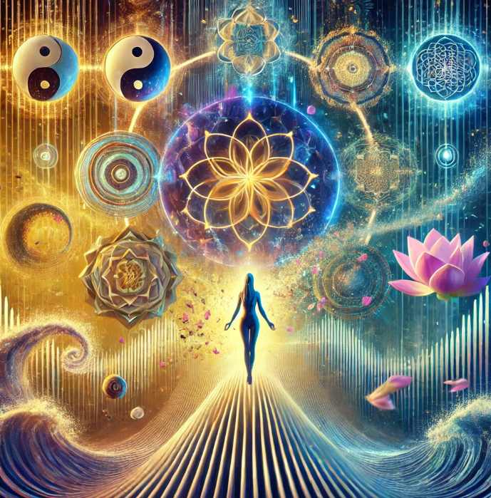 영화 속 아시아적 세계관을 형상화한 그림