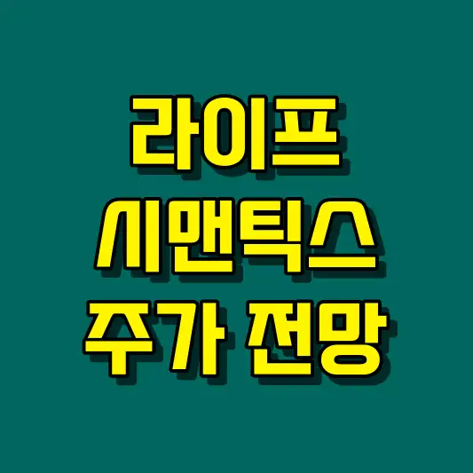 라이프시맨틱스 주가 전망