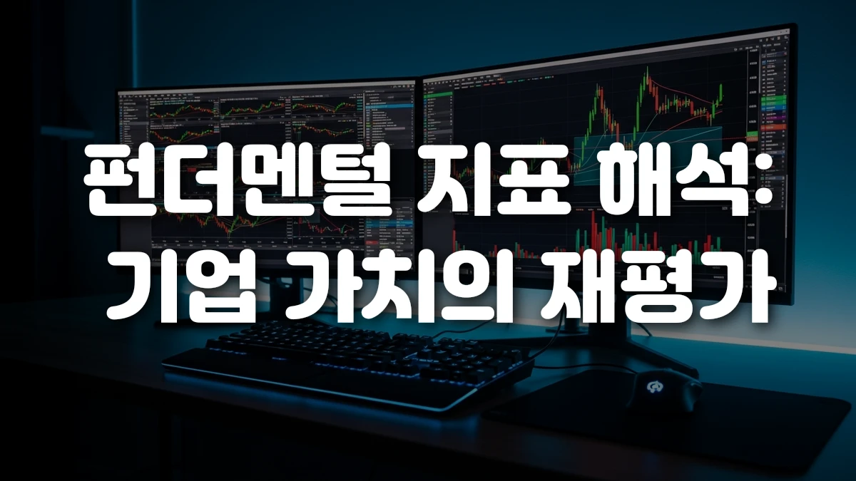 펀더멘털 지표 해석 기업 가치의 재평가