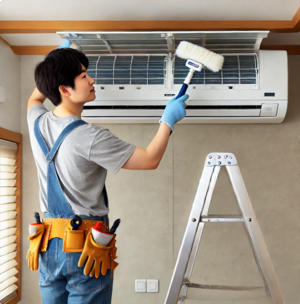 에어컨 분해 청소 방법